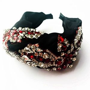 Black rhinestone headband (PRICE FIRM)